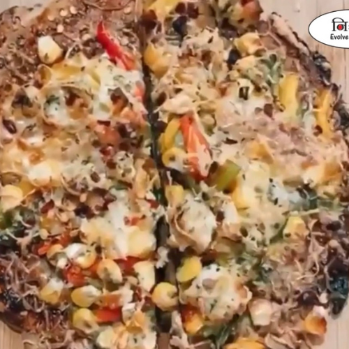 Millet Pizza Base Made with Millets Baking Mix