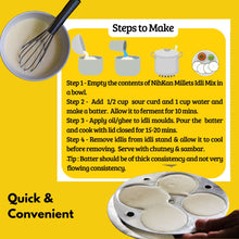 NIHKAN Instant Millet Idli Mix (Made with Jowar Rava) -200g