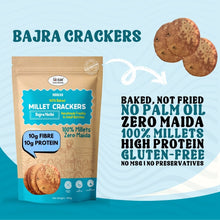 NIHKAN Bajra Methi Baked Millet Crackers | Gluten free & Vegan - 100g
