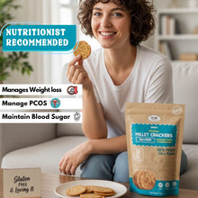 NIHKAN Bajra Methi Baked Millet Crackers | Gluten free & Vegan - 100g