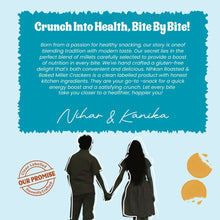 NIHKAN Bajra Methi Baked Millet Crackers | Gluten free & Vegan - 100g