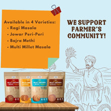 NIHKAN Bajra Methi Baked Millet Crackers | Gluten free & Vegan - 100g