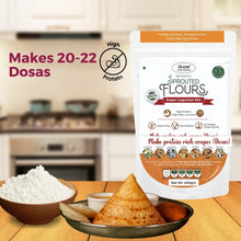 NIHKAN Sprouted Super Legumes Mix Flour - High protein Instant Chilla/Dosa Mix- 400g