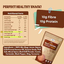 NIHKAN Multigrain Masala Baked Millet Crackers | Gluten Free & Vegan - 100g