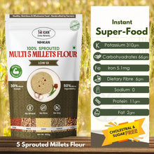 NIHKAN Multigrain Sprouted Super Millets Mix Flour - Gluten free flour - 400g