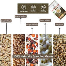 NIHKAN Multigrain Sprouted Super Millets Mix Flour - Gluten free flour - 400g