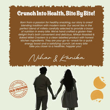 NIHKAN Baked Millet Crackers - All Flavours Combo - Gluten Free & Vegan Snacks (Pack of 4)