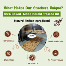 NIHKAN Baked Millet Crackers - All Flavours Combo - Gluten Free & Vegan Snacks (Pack of 4)