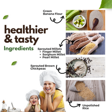 NIHKAN All Purpose Millets Mix - Gluten Free Millet Chapati/Millet Chilla Flour - 454g