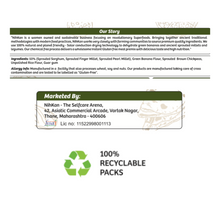 NIHKAN All Purpose Millets Mix - Gluten Free Millet Chapati/Millet Chilla Flour - 454g