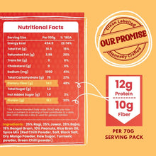 NIHKAN Millet Kurmura Murmura Mix - Spicy Chatka | Gluten free high protein Snack - 70g