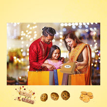 NIHKAN Healthy Sweet & Savory Treats Gift Box - Cookies, Crackers & Energy Bites (6 Items) - Festive Gift Combo