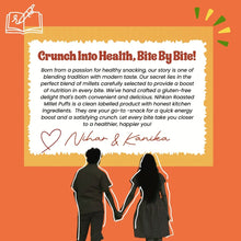 NIHKAN Millet Kurmura Murmura Mix - Spicy Chatka | Gluten free high protein Snack - 70g