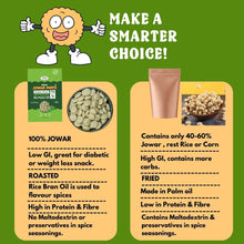 NIHKAN Jowar Puffs - Pudhina Punch | Gluten free healthy Snack - 70g