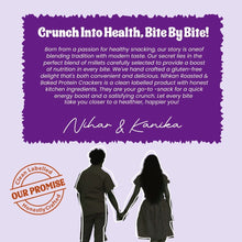 NIHKAN Baked Classic Sesame Protein Crackers | Gluten Free & Vegan - 100g