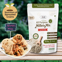 NIHKAN All Purpose Millets Mix - Gluten Free Millet Chapati/Millet Chilla Flour - 454g