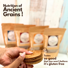 NIHKAN Baked Millet Crackers - All Flavours Combo - Gluten Free & Vegan Snacks (Pack of 4)