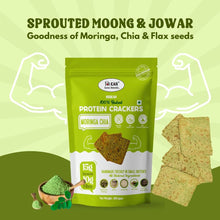 NIHKAN Moringa Chia Baked Protein Crackers | Gluten Free & Vegan - 100g
