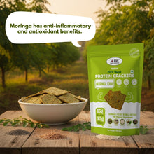 NIHKAN Moringa Chia Baked Protein Crackers | Gluten Free & Vegan - 100g