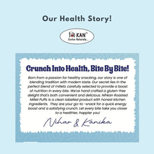 NIHKAN Jowar Puffs - Desi Masala - | Gluten free healthy Snack - 70g