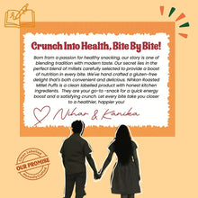 NIHKAN Millet Mix Kurmura Murmura - Bombay Bhel Chatpata | Gluten free high protein Snack - 70g