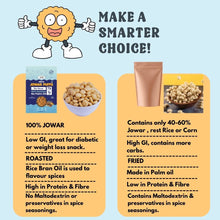 NIHKAN Jowar Puffs - Desi Masala - | Gluten free healthy Snack - 70g