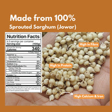 NIHKAN Sprouted Jowar Flour (Sorghum Flour) - Gluten free flour - 400g
