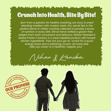 NIHKAN Moringa Chia Baked Protein Crackers | Gluten Free & Vegan - 100g