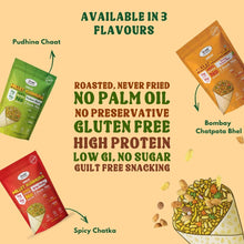 NIHKAN Millet Mix Kurmura Murmura - Bombay Bhel Chatpata | Gluten free high protein Snack - 70g
