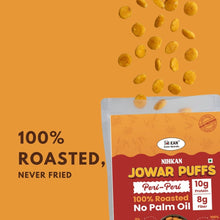 NIHKAN Jowar Puffs - Peri Peri - | Gluten free healthy Snack - 70g