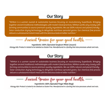 NIHKAN Sprouted Ragi & Jowar Millet Flours Combo - 400g each (Pack of 2)