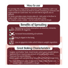 NIHKAN Sprouted Ragi & Jowar Millet Flours Combo - 400g each (Pack of 2)