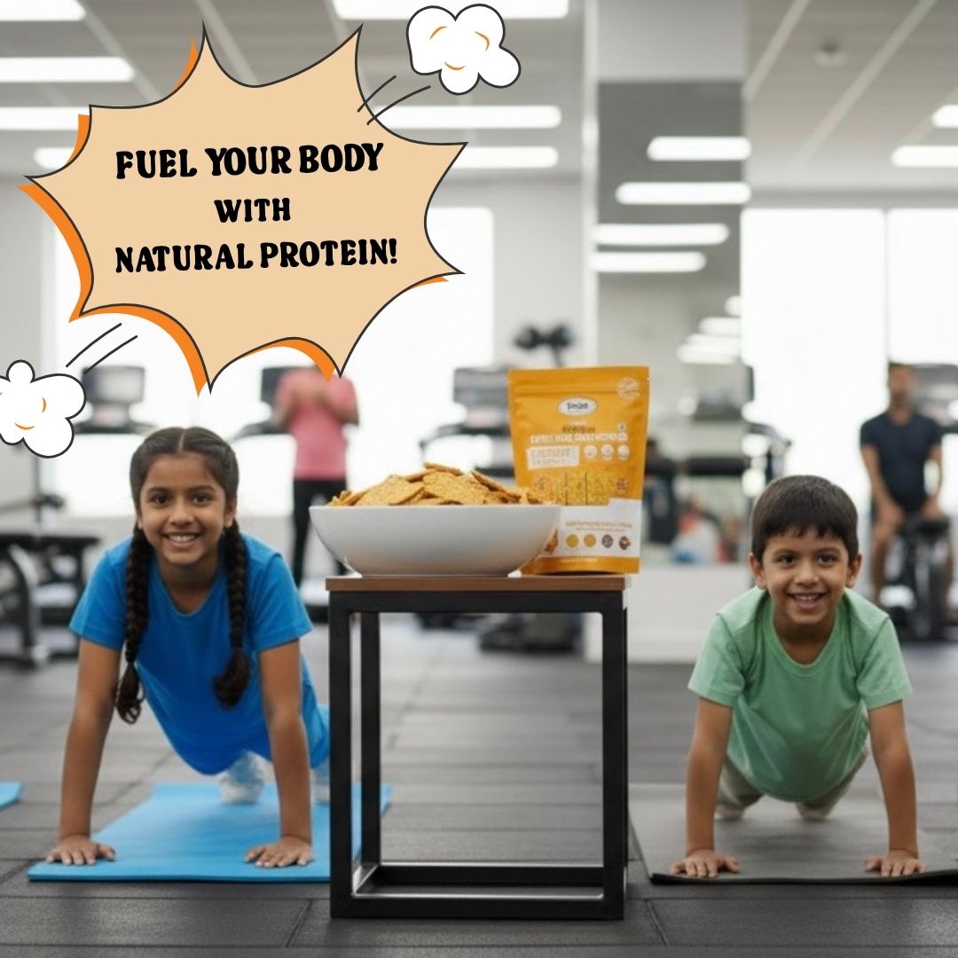 NIHKAN Baked Chorafali Protein Crackers | Gluten Free & Vegan - 100g