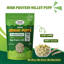 NIHKAN Jowar Puffs - Pudhina Punch | Gluten free healthy Snack - 70g