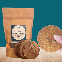 NIHKAN Bajra Methi Baked Millet Crackers | Gluten free & Vegan - 100g