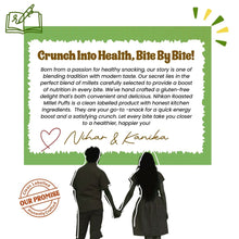 NIHKAN Jowar Puffs - Pudhina Punch | Gluten free healthy Snack - 70g