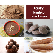 NIHKAN Sprouted Ragi & Jowar Millet Flours Combo - 400g each (Pack of 2)