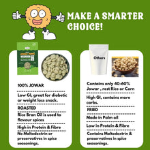 NIHKAN Jowar Puffs - Pudhina Punch | Gluten free healthy Snack - 70g