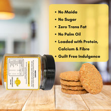 NIHKAN Oats Jaggery Cookies - No Maida | No Sugar - 150g