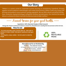 NIHKAN Sprouted Jowar Flour (Sorghum Flour) - Gluten free flour - 400g