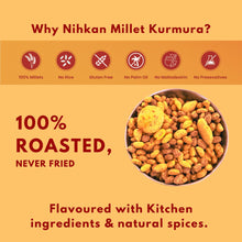 NIHKAN Millet Kurmura - Spicy Chatka | Gluten free healthy Snack - 70g