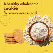 NIHKAN Oats Jaggery Cookies - No Maida | No Sugar - 150g