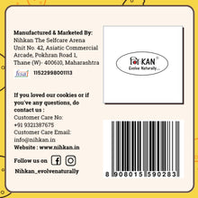 NIHKAN Oats Jaggery Cookies - No Maida | No Sugar - 150g