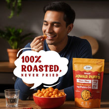 NIHKAN Jowar Puffs - Peri Peri - | Gluten free healthy Snack - 70g