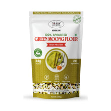 NIHKAN Sprouted Green Moong Bean Flour - High Protein Flour - 200g