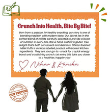 NIHKAN Jowar Puffs - Peri Peri - | Gluten free healthy Snack - 70g