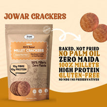 NIHKAN Jowar Peri Peri Baked Millet Crackers | Gluten free & Vegan - 100g