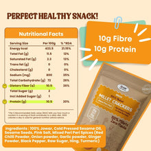 NIHKAN Jowar Peri Peri Baked Millet Crackers | Gluten free & Vegan - 100g