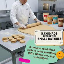 NIHKAN Jowar Peri Peri Baked Millet Crackers | Gluten free & Vegan - 100g