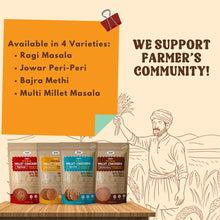 NIHKAN Jowar Peri Peri Baked Millet Crackers | Gluten free & Vegan - 100g